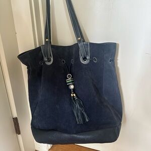 Juicy Couture blue suede bag